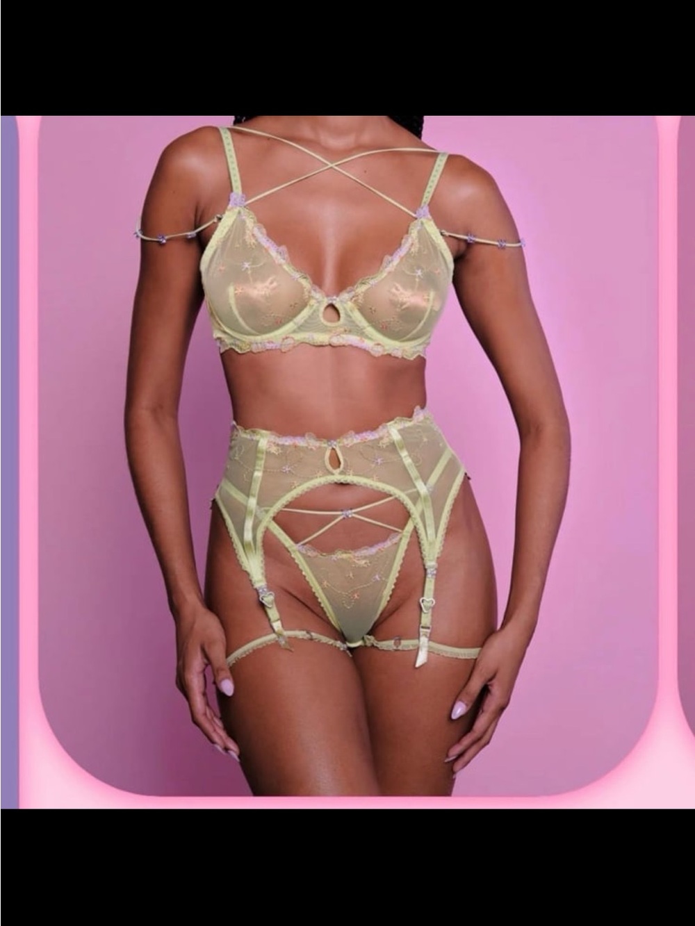 Flora lingerie set by valentina bligh
